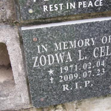CELE Zodwa L. 1971-2009