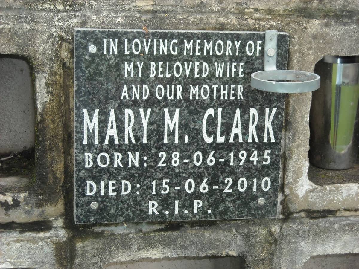 CLARK Mary M. 1945-2010