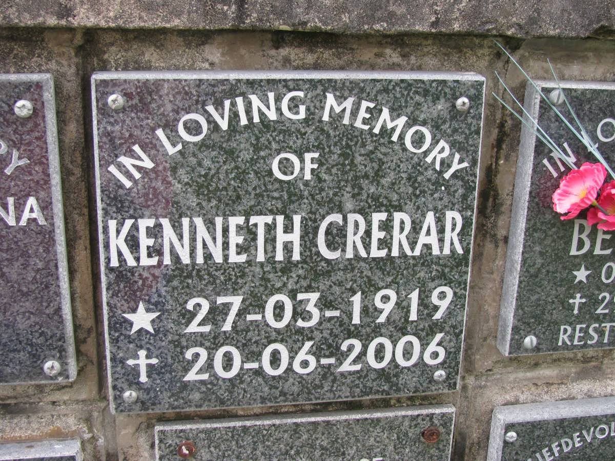 CRERAR Kenneth 1919-2006