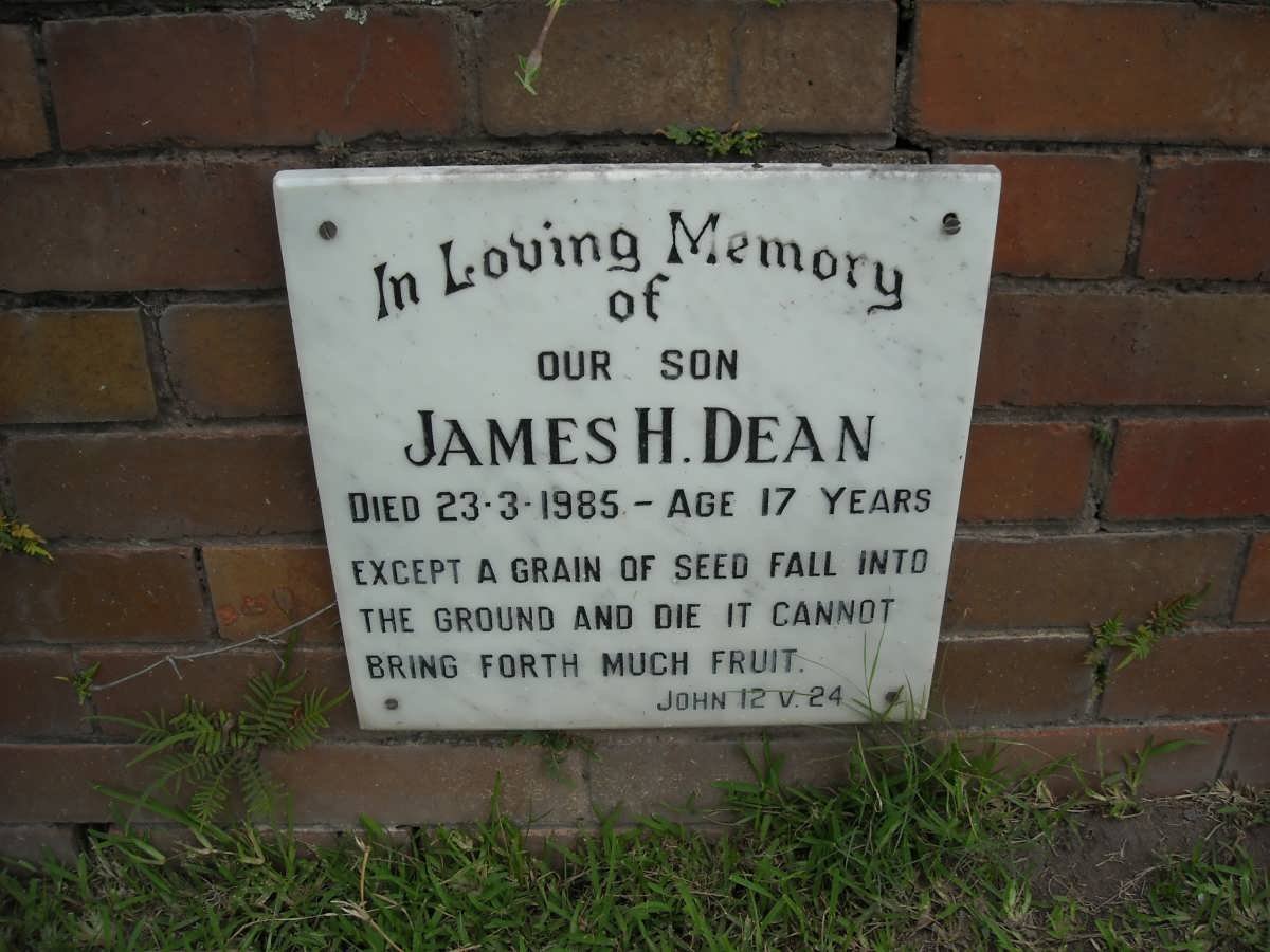 DEAN James H. -1985