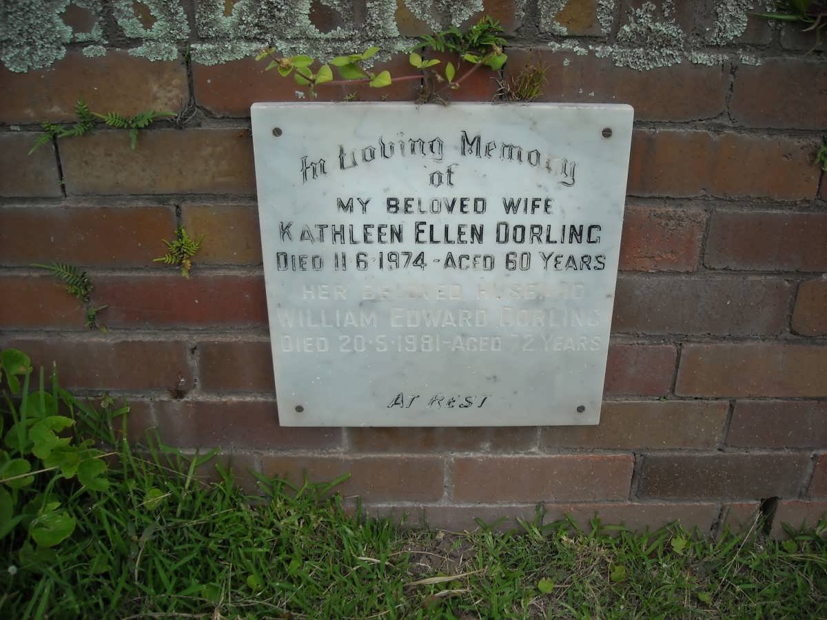 DORLING William Edward -1981 &amp; Kathleen Ellen -1974
