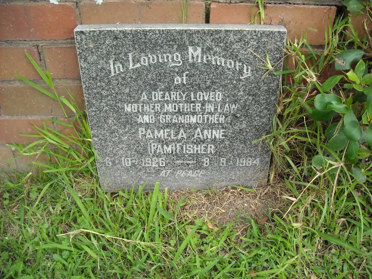 FISHER Pamela Anne 1926-1984