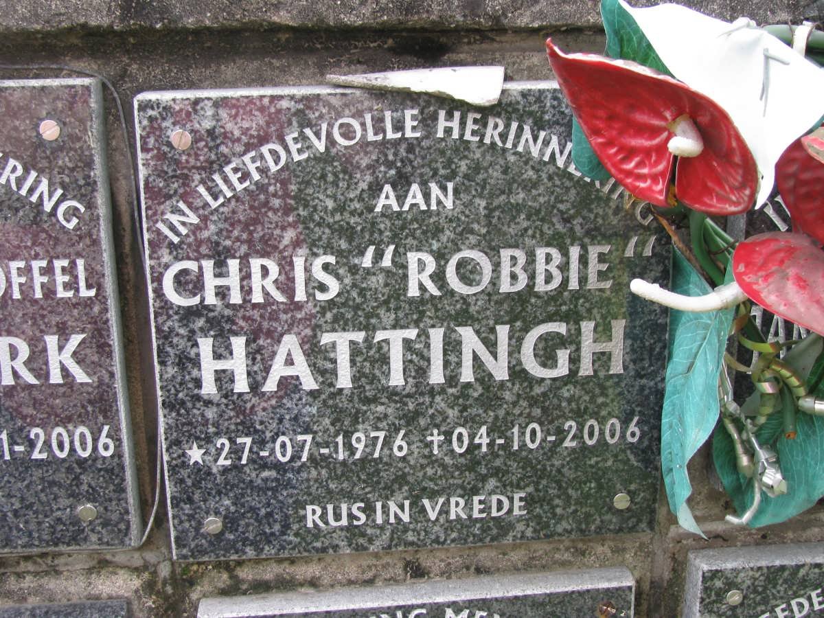 HATTINGH Chris 1976-2006
