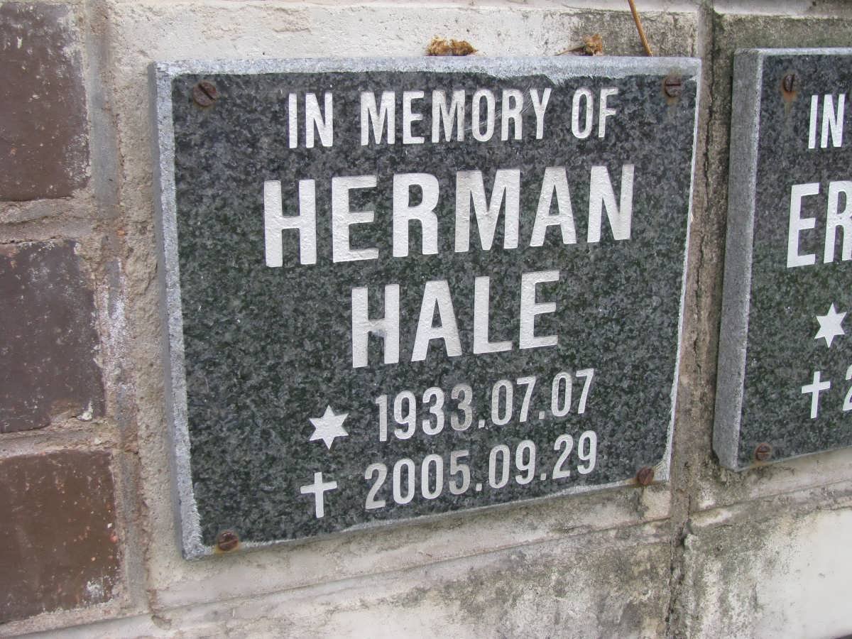 HALE Herman 1933-2005