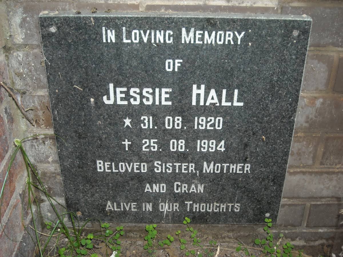 HALL Jessie 1920-1994
