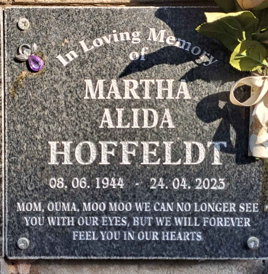 HOFFELDT Martha Alida 1944-2025