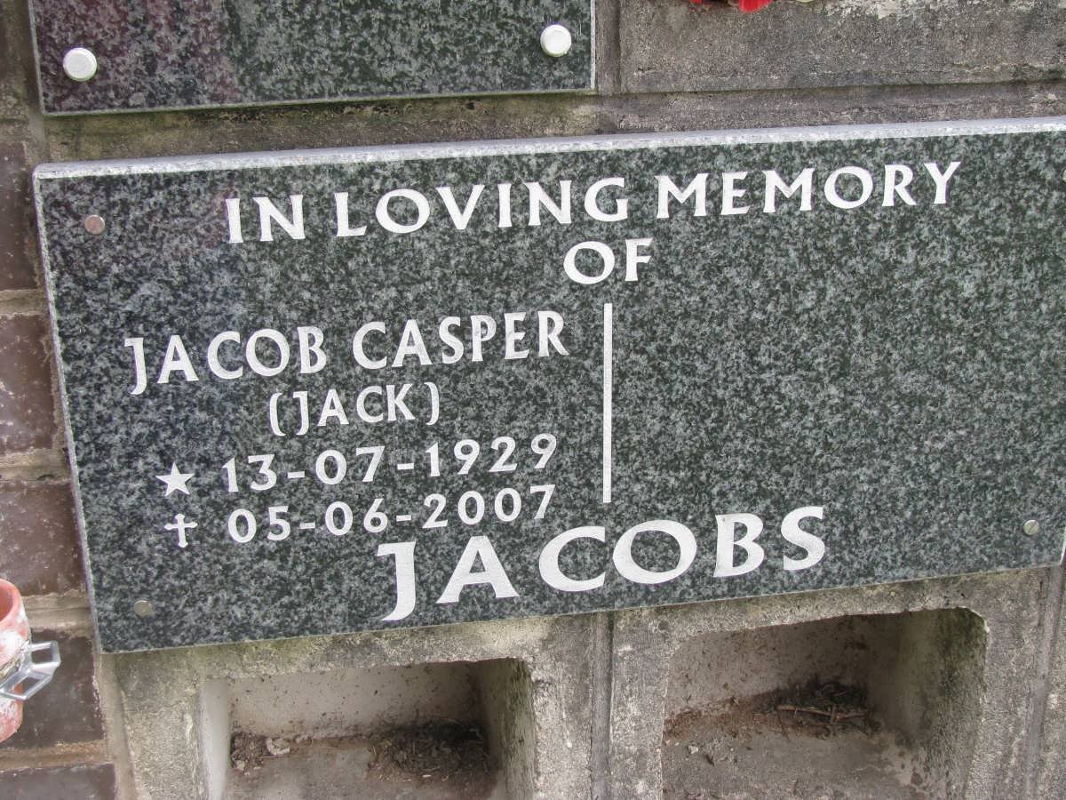 JACOBS Jacob Casper 1929-2007
