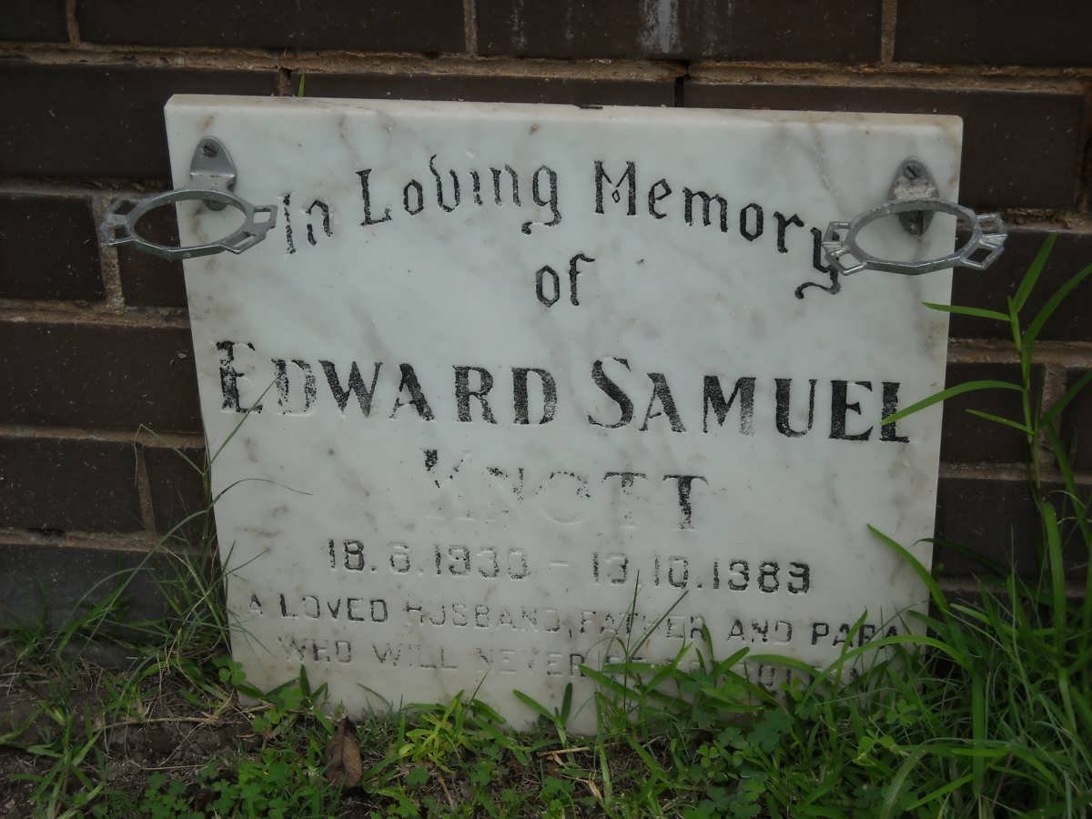 KNOTT Edward Samuel 1939-1989