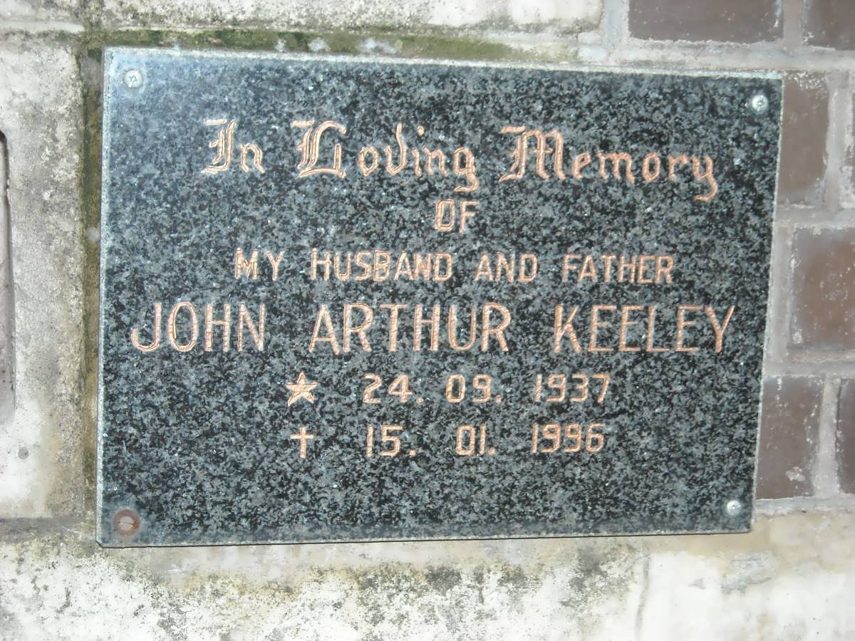 KEELEY John Arthur 1937-1996