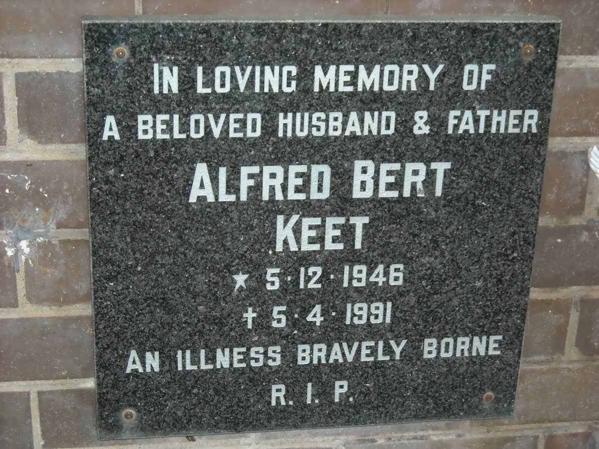 KEET Alfred Bert 1946-1991