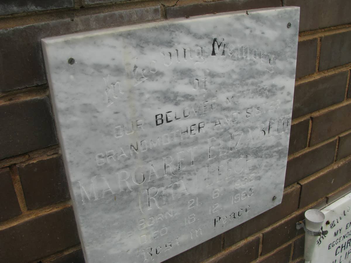 LEECH Margaret Elizabeth 19?2-19?5