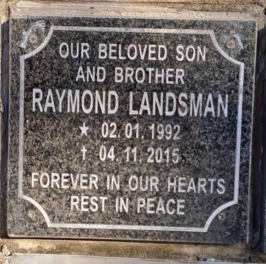 LANDSMAN Raymond 1992-2015