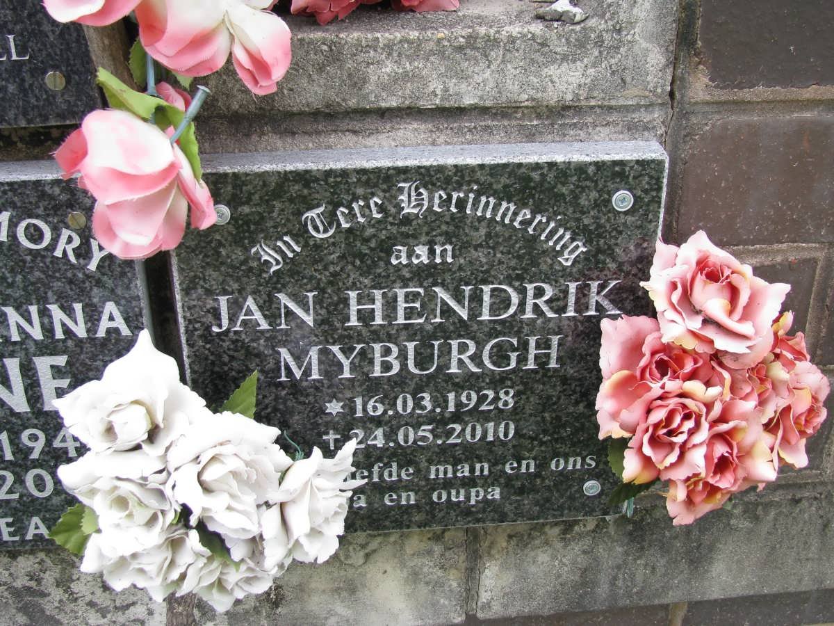 MYBURGH Jan Hendrik 1928-2010