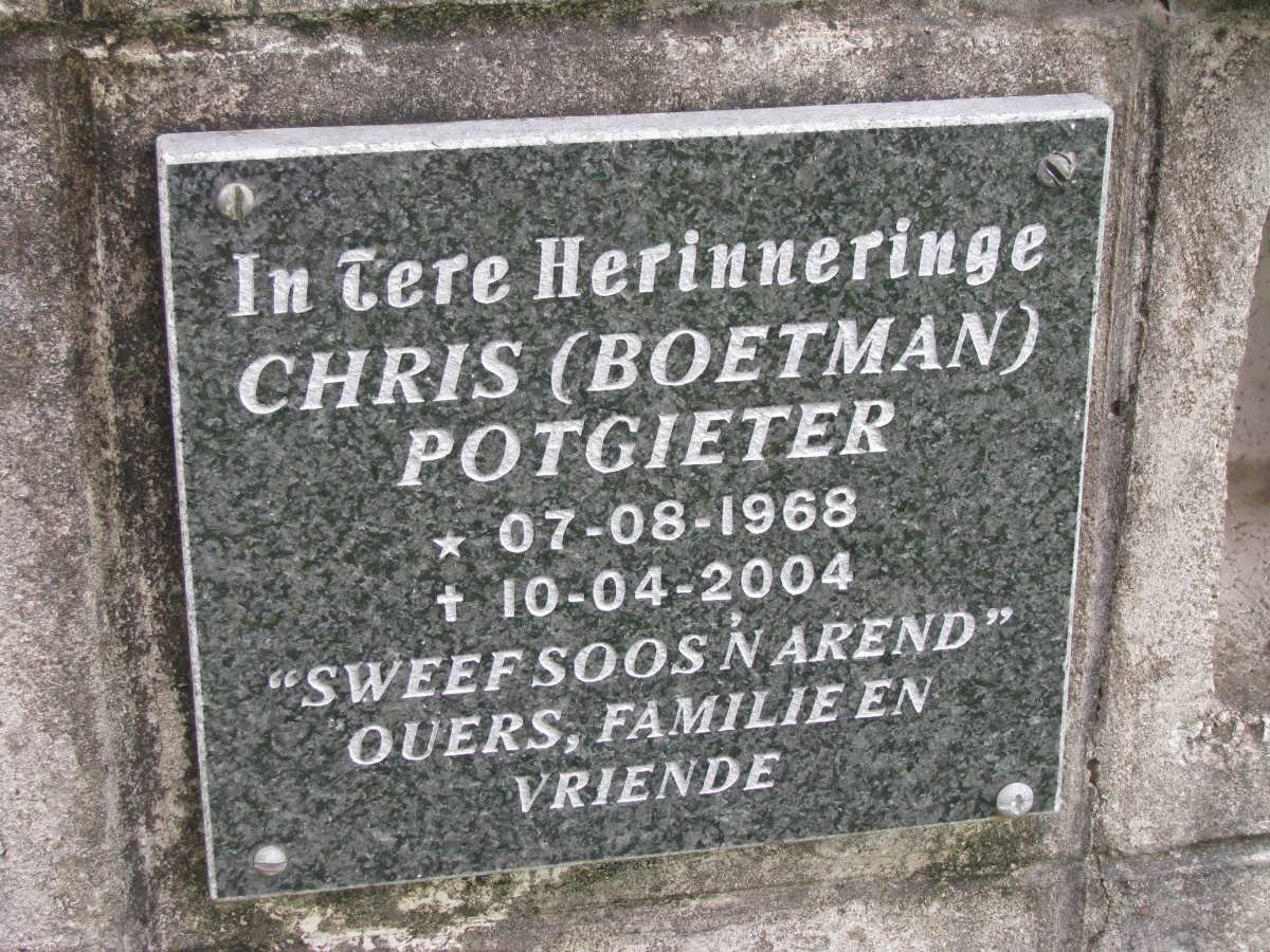 POTGIETER Chris 1968-2004