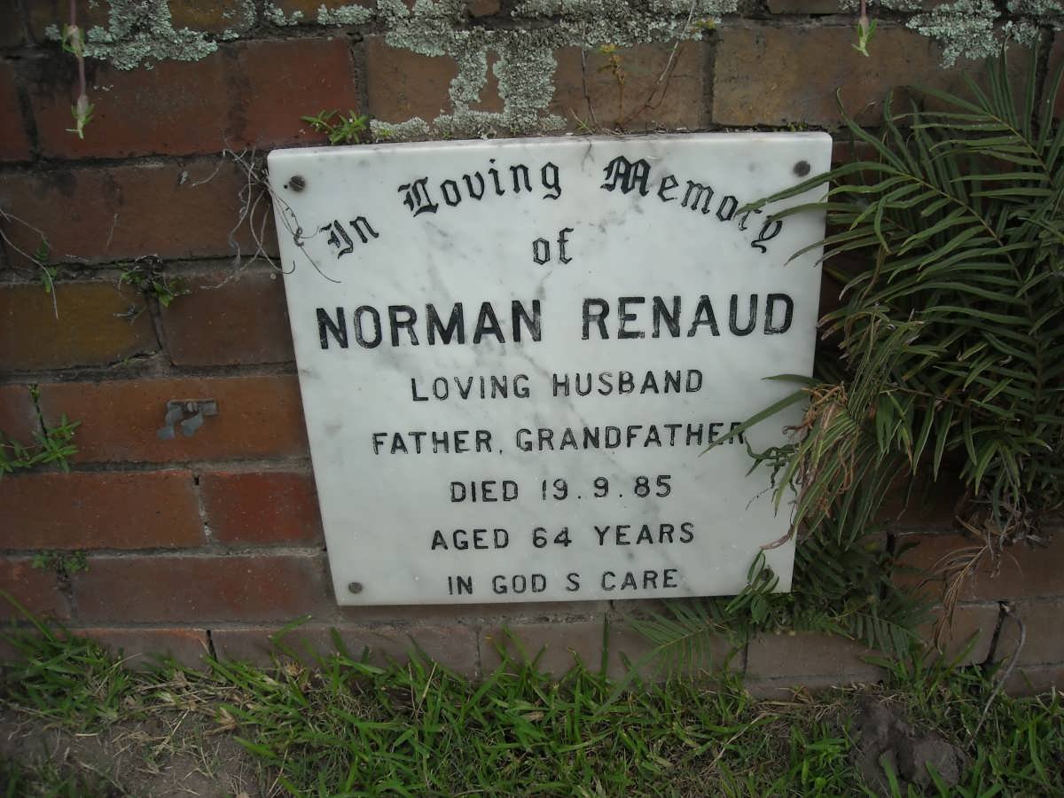 RENAUD Norman -1985