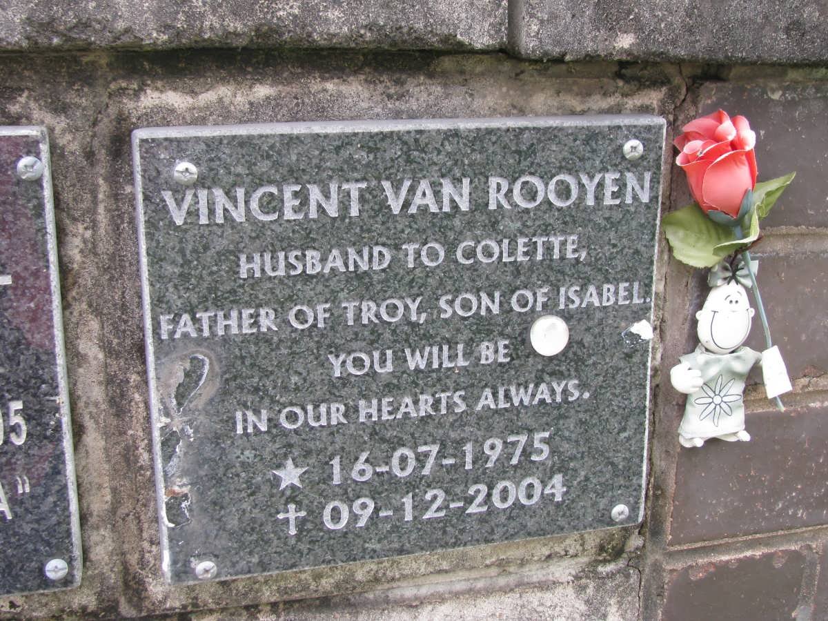 ROOYEN Vincent, van 1975-2004