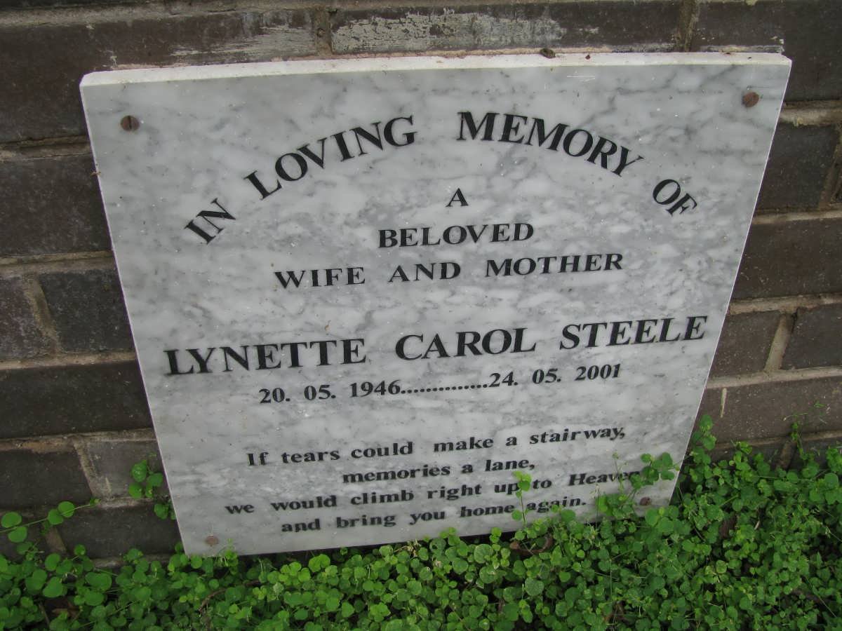 STEEL Lynette Carol 1946-2001