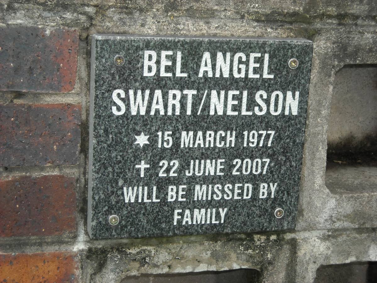 SWART Bel Angel nee NELSON 1977-2007