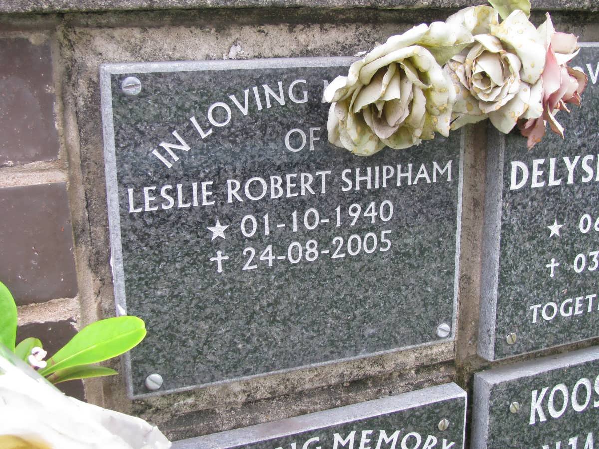 SHIPHAM Leslie Robert 1940-2005