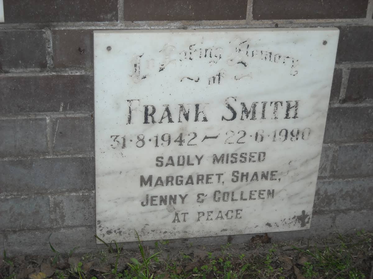 SMITH Frank 1942-1990