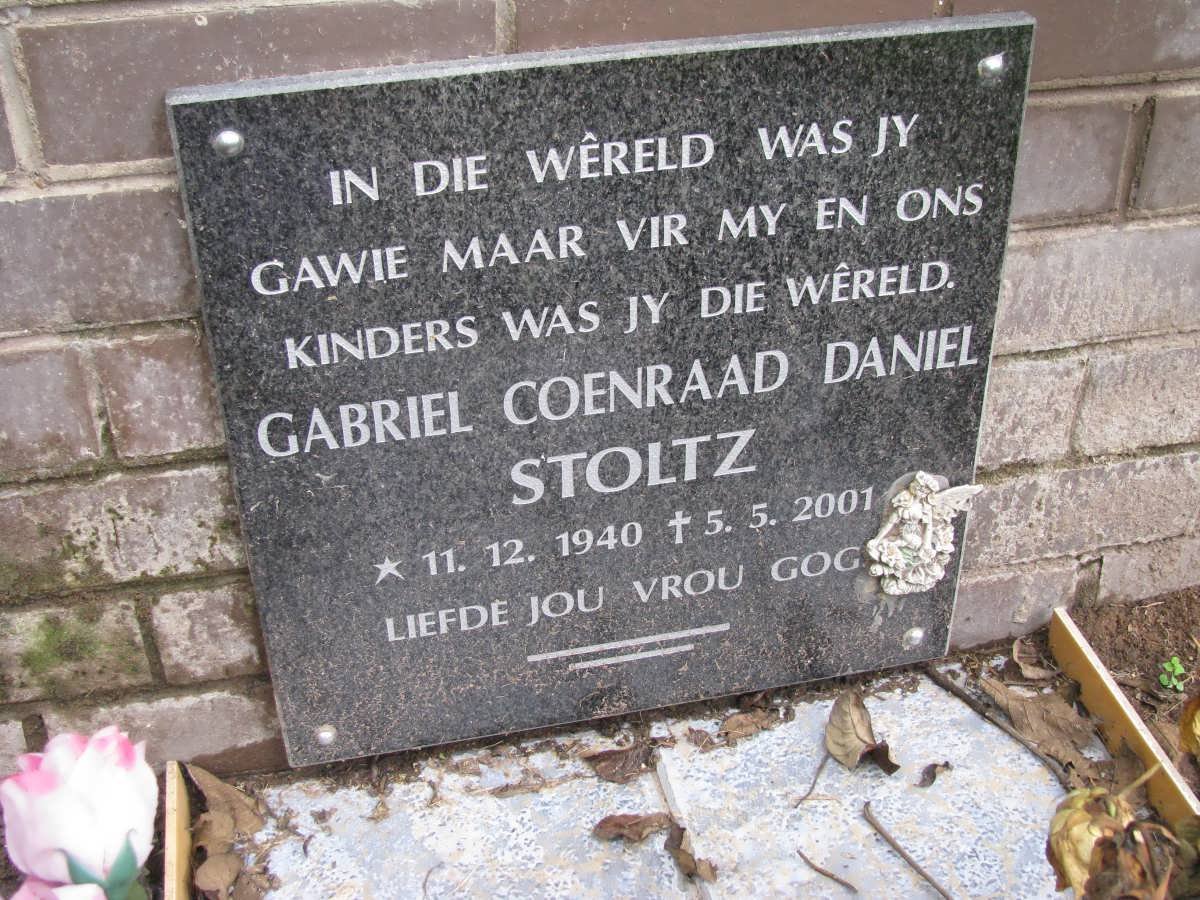 STOLTZ Gabriel Coenraad Daniel 1940-2001