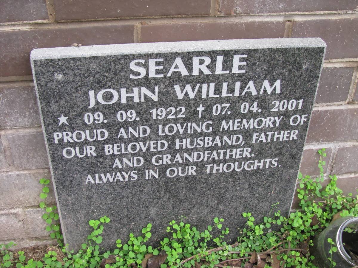 SEARLE John William 1922-2001