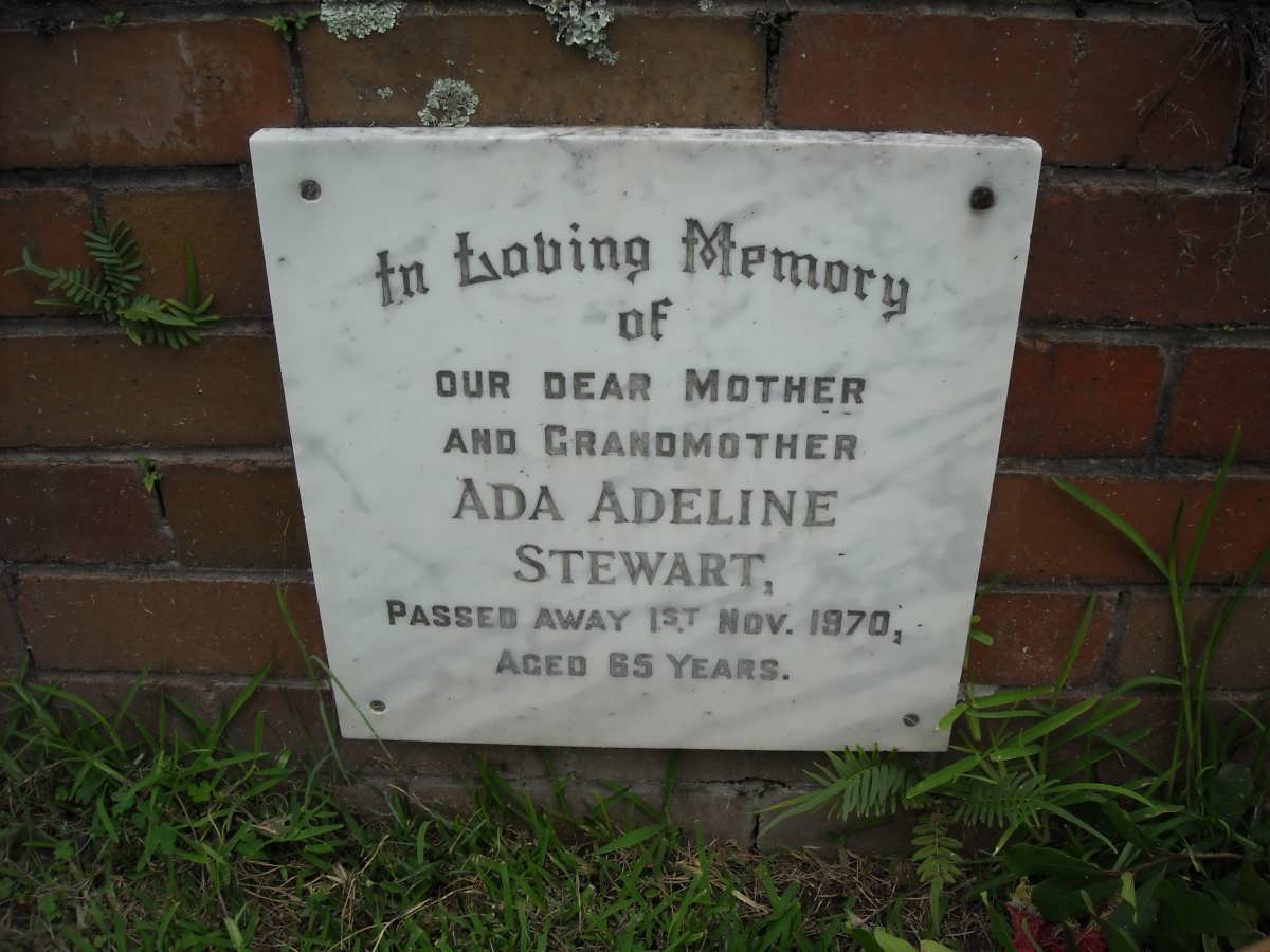 STEWART Ada Adeline -1970