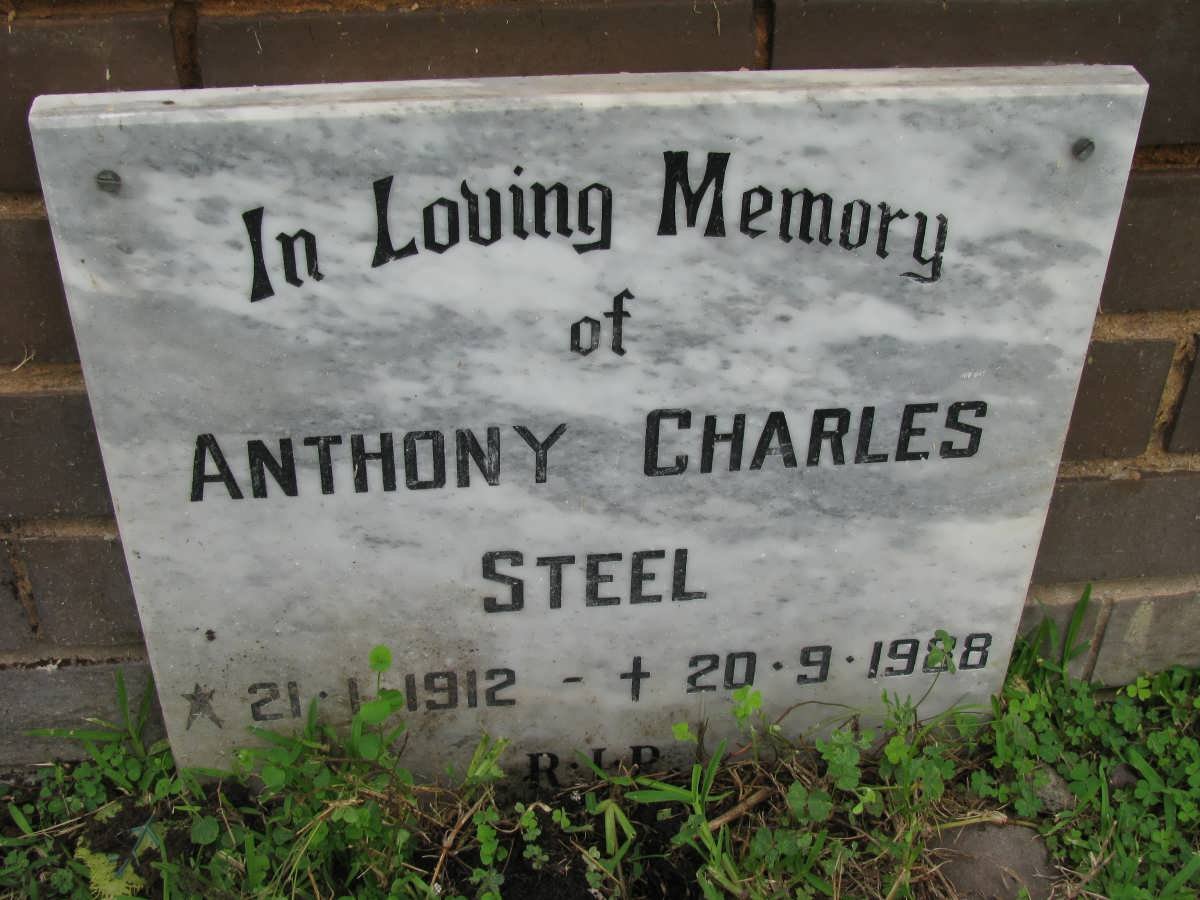STEEL Anthony Charles 1912-19?8