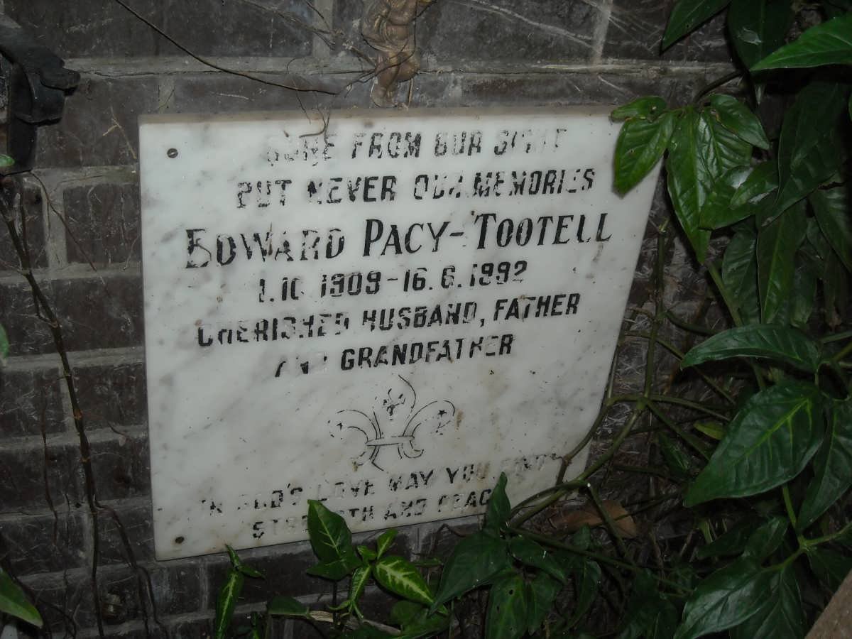 TOOTELL Edward, Pacy 1909-1992
