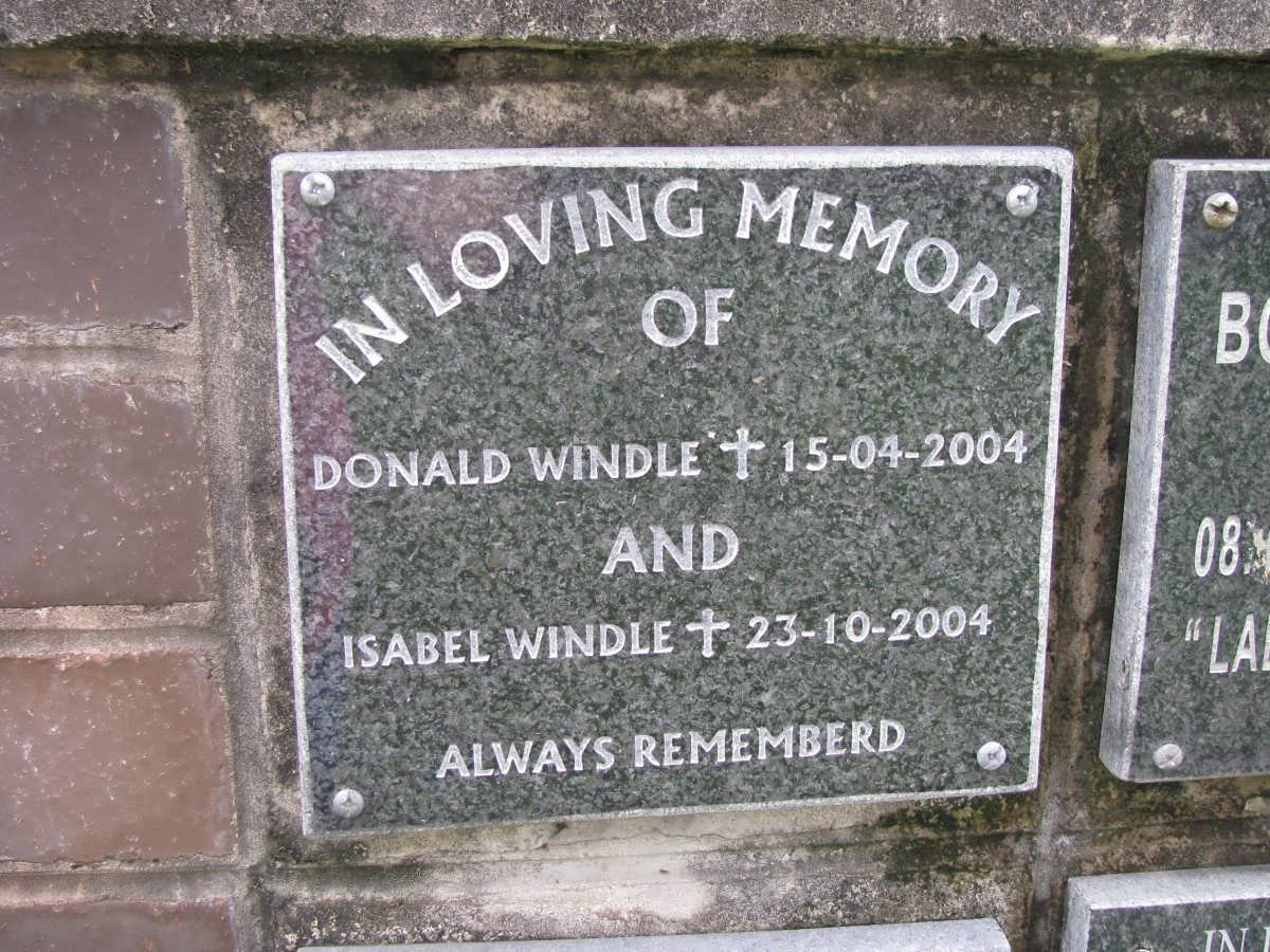WINDLE Donald -2004 &amp; Isabel -2004