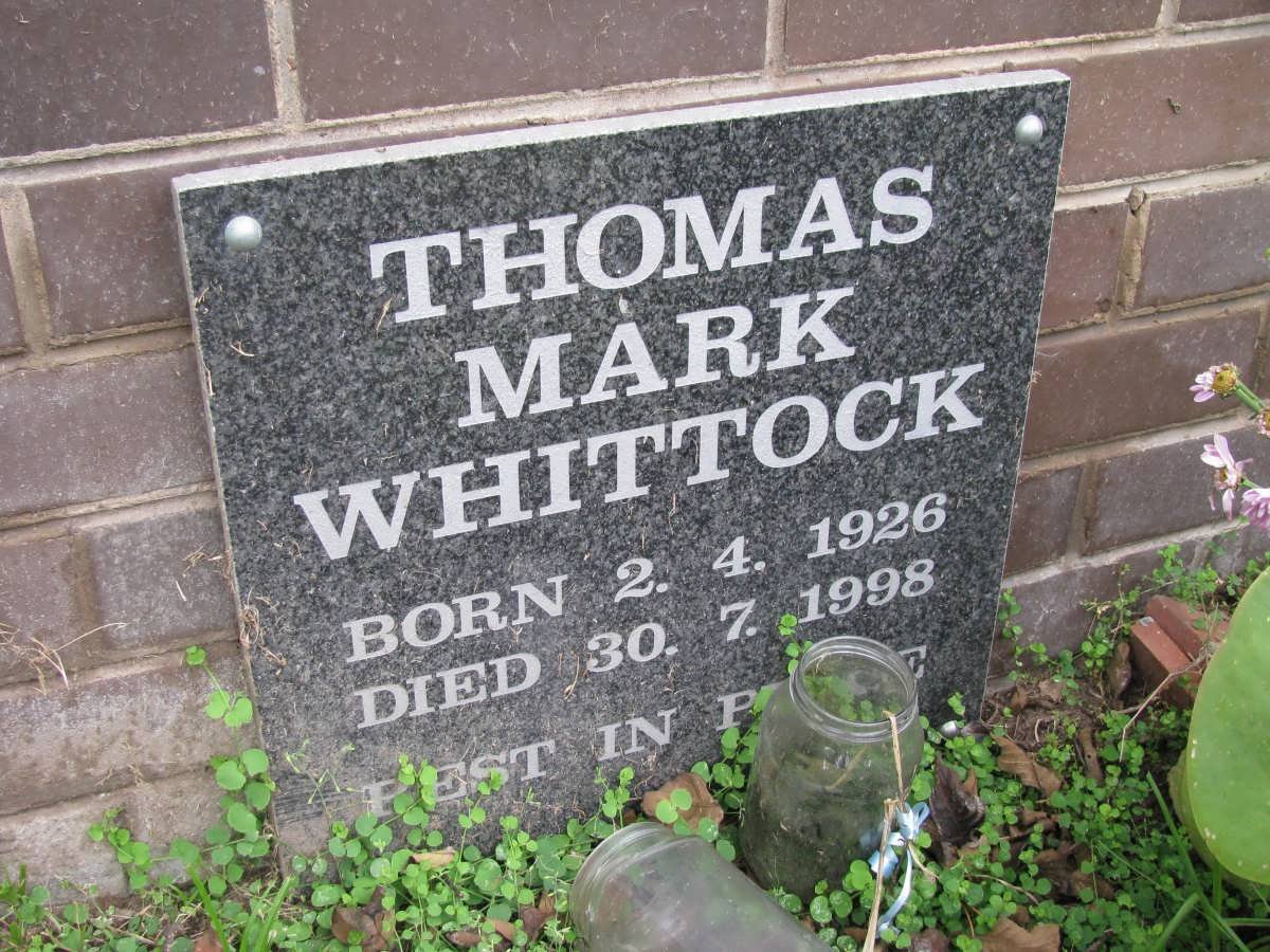 WHITTOCK Thomas Mark 1926-1998