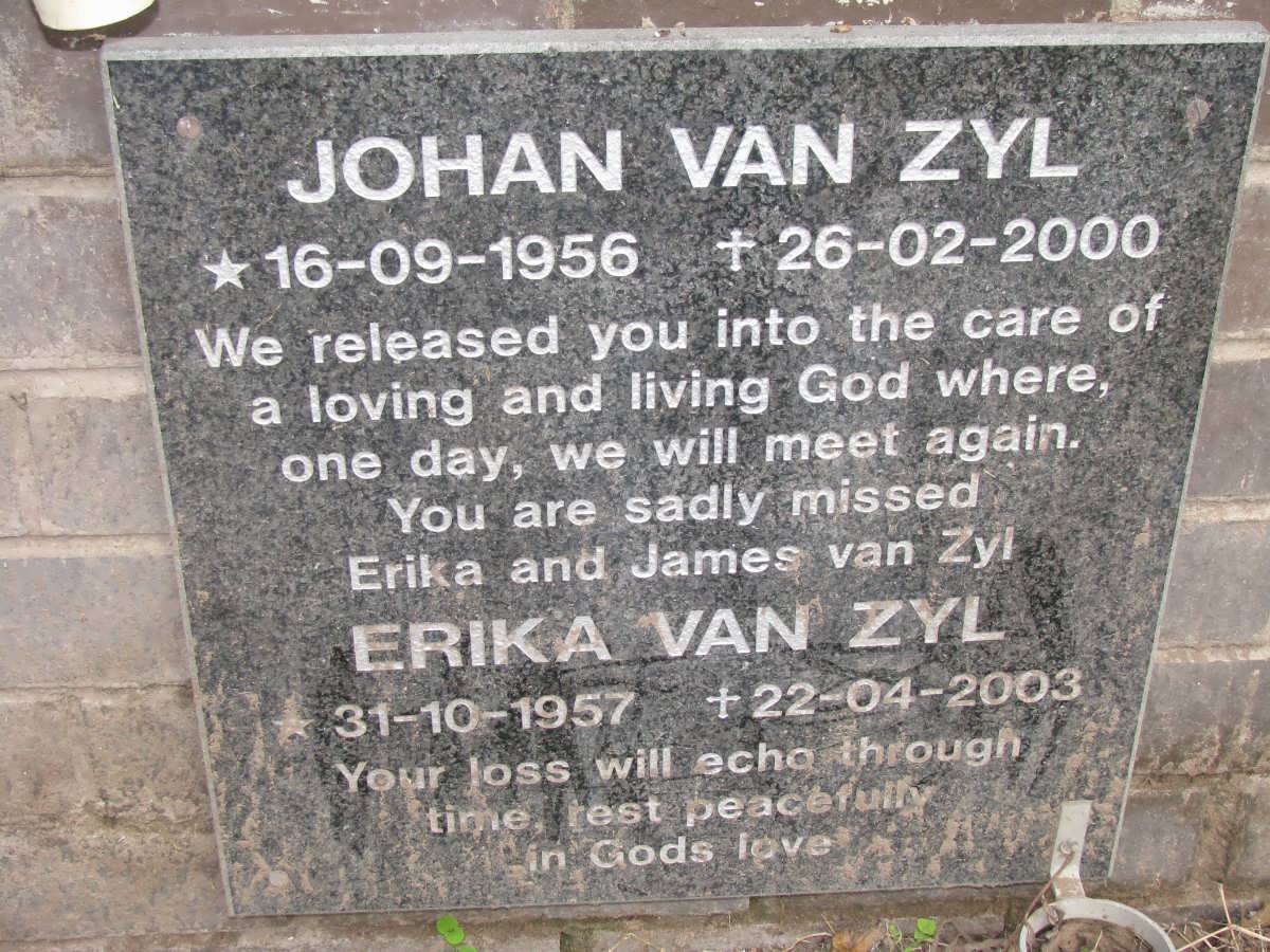 ZYL Johan, van 1956-2000