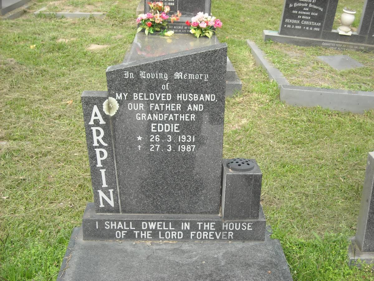 ARPIN Eddie 1931-1987