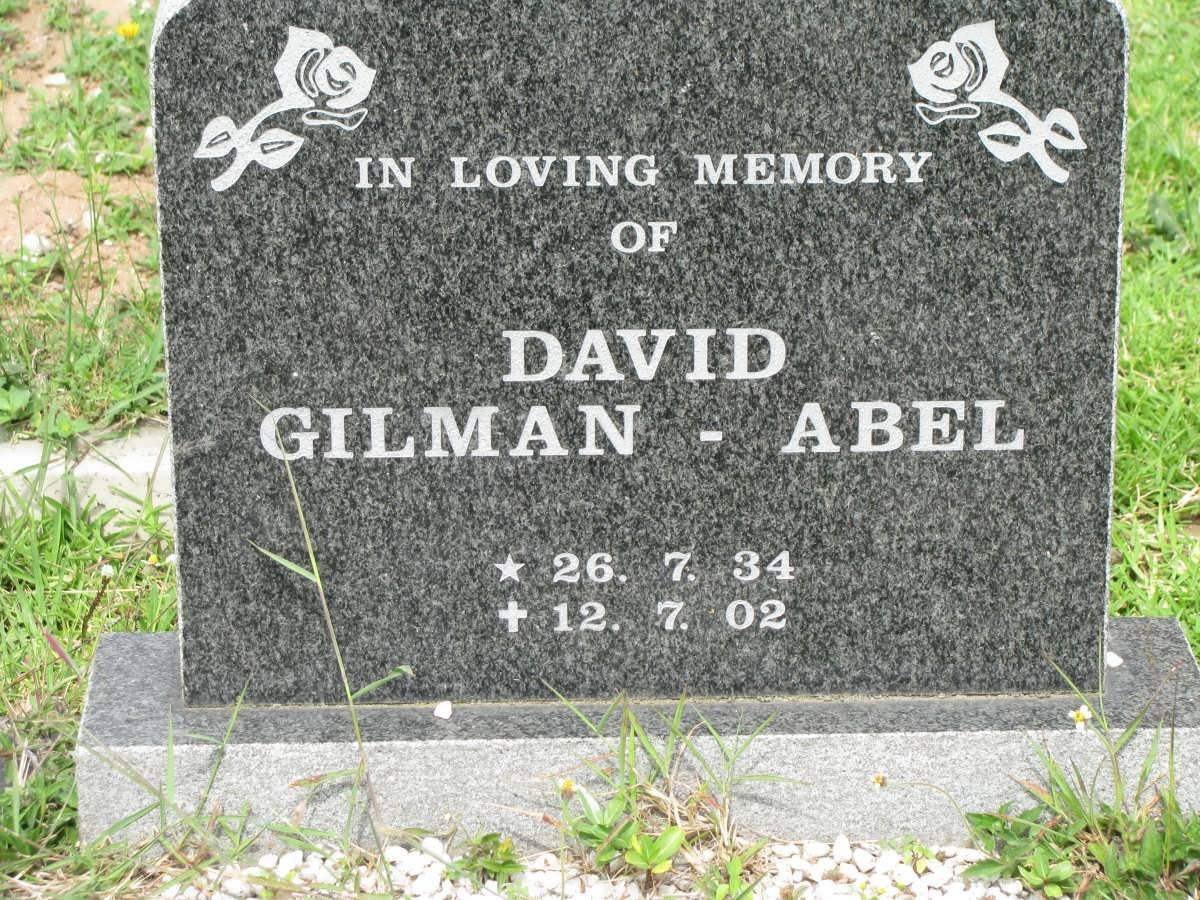 ABEL David, Gilman 1934-2002
