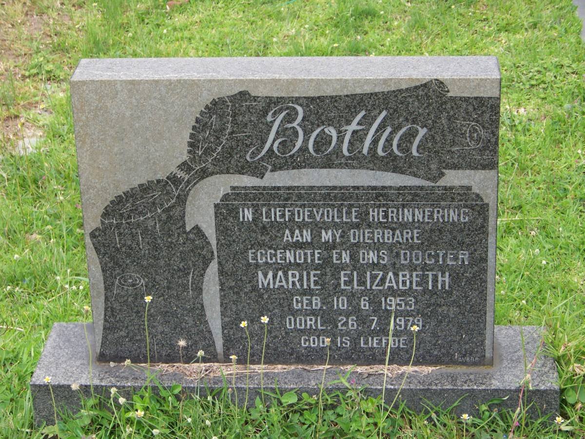 BOTHA Marie Elizabeth 1953-1979