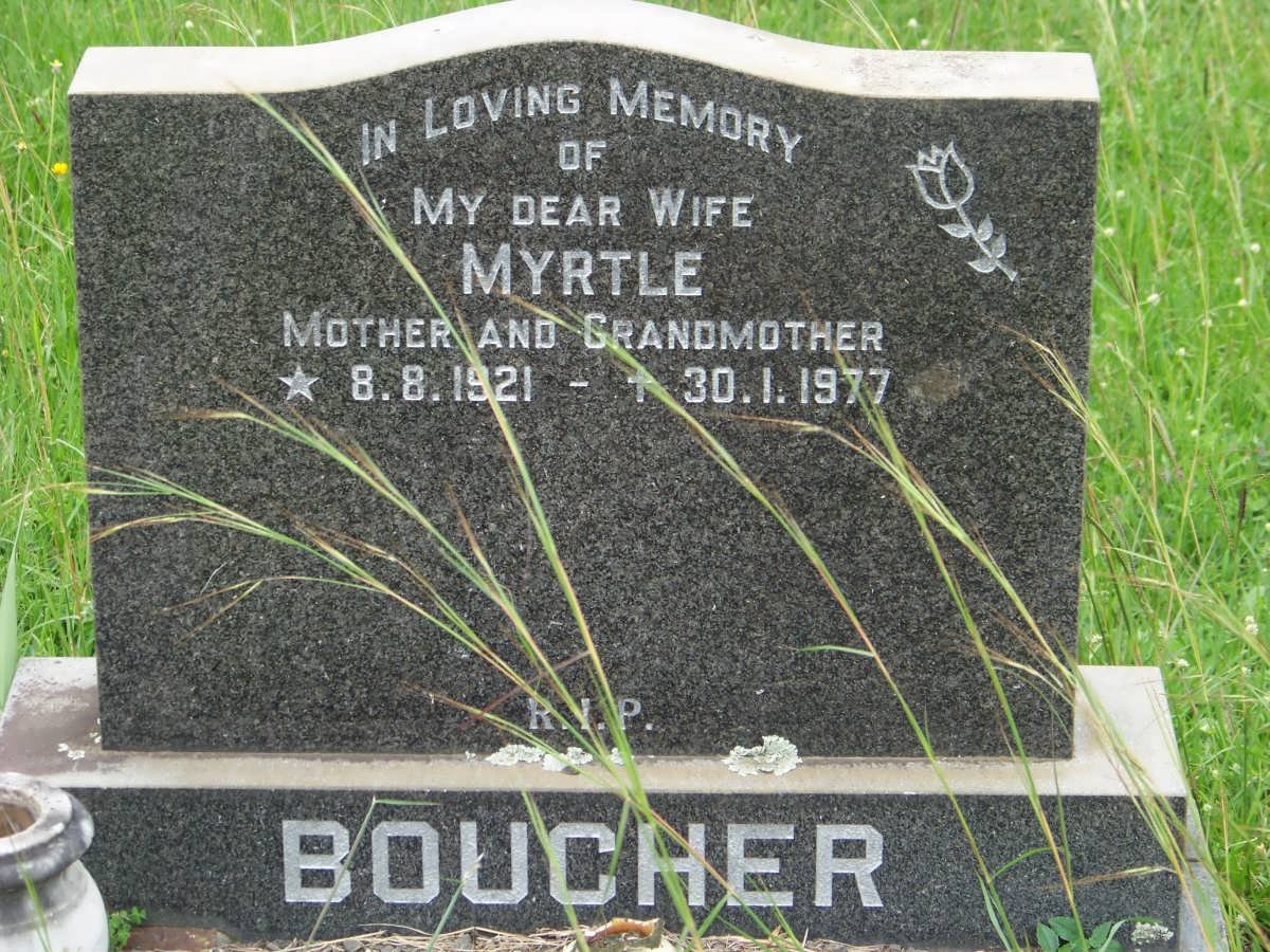 BOUCHER Myrtle 1921-1977