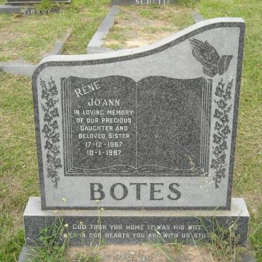 BOTES René Jo'Ann 1967-1987