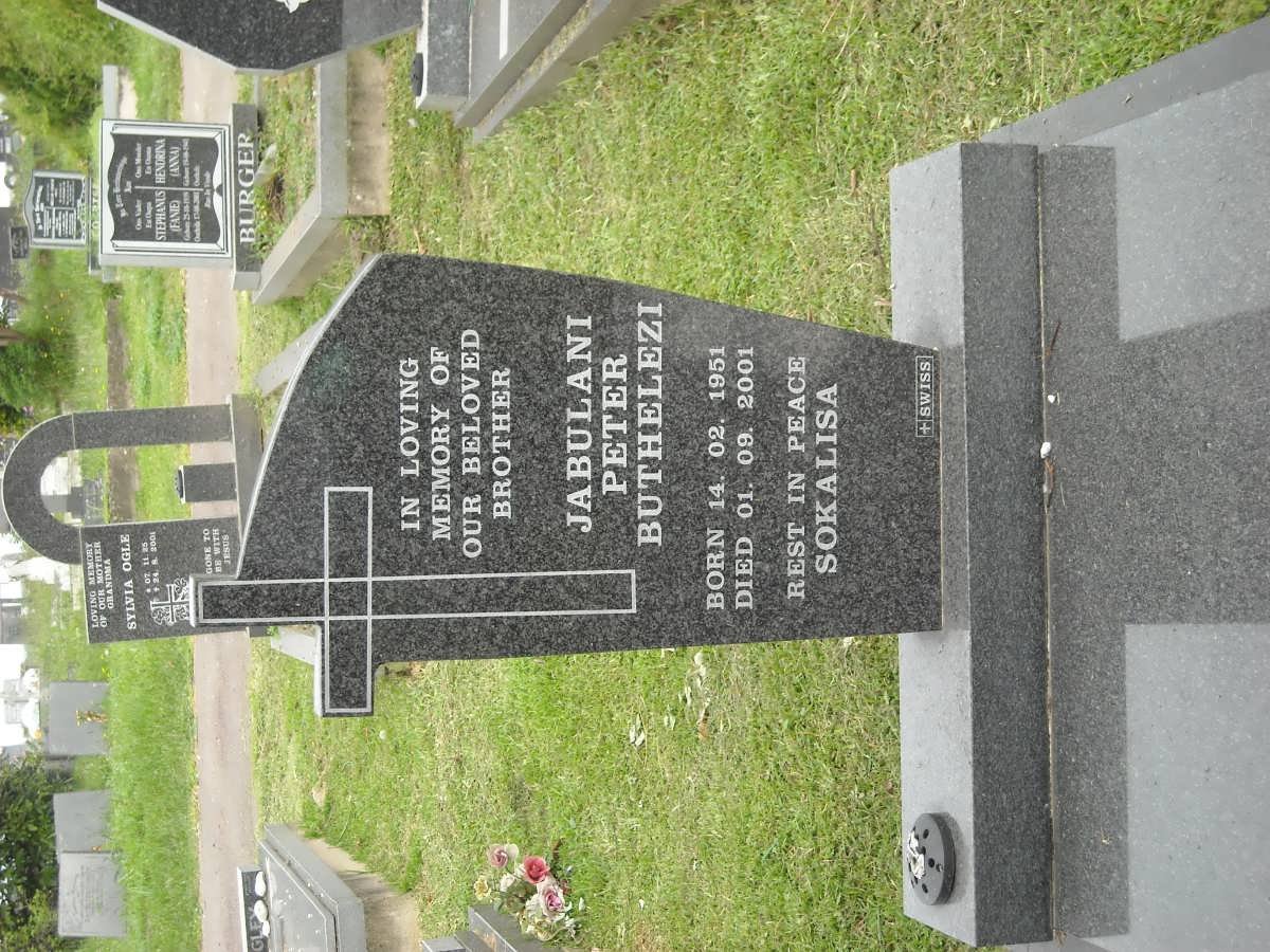 BUTHELEZI Jabulani Peter 1951-2001