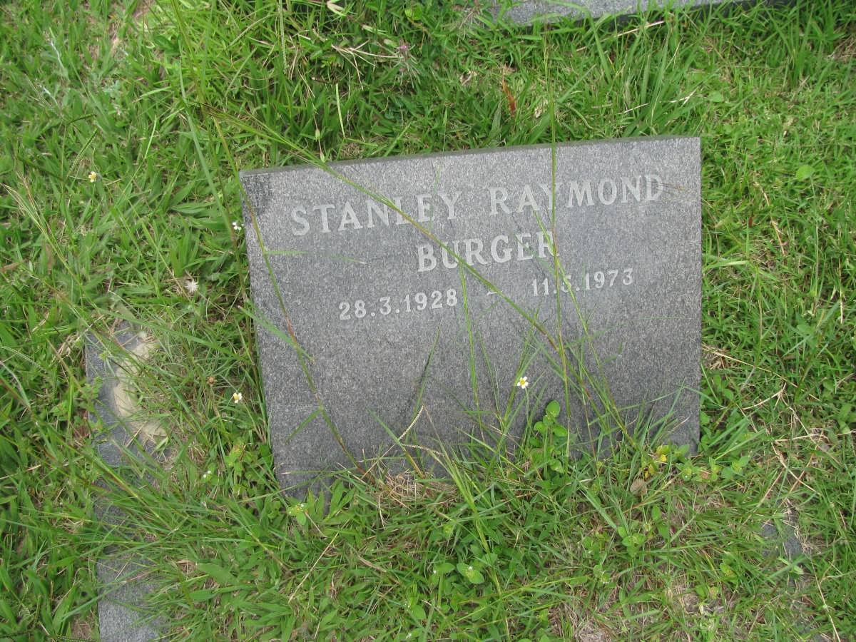 BURGER Stanley Raymond 1928-1973