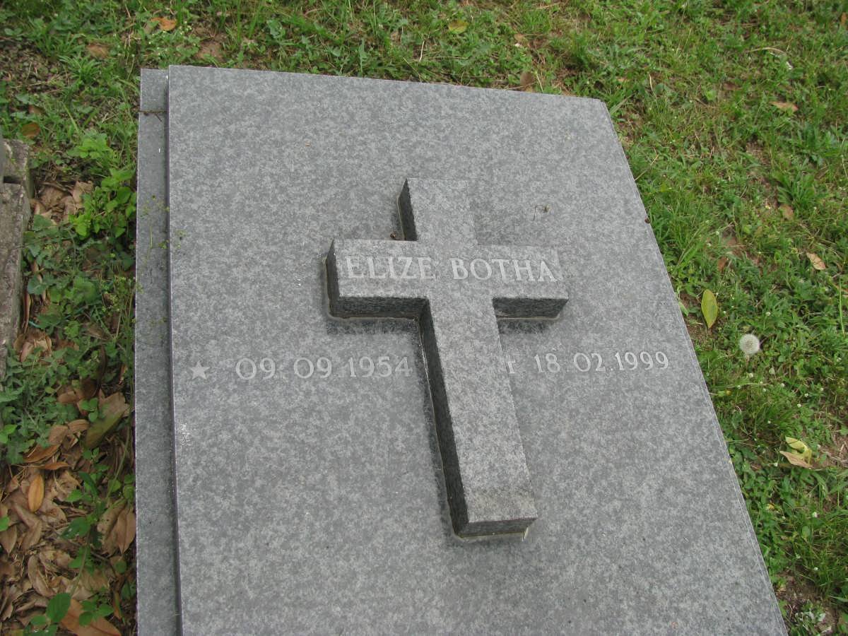 BOTHA Elize 1954-1999