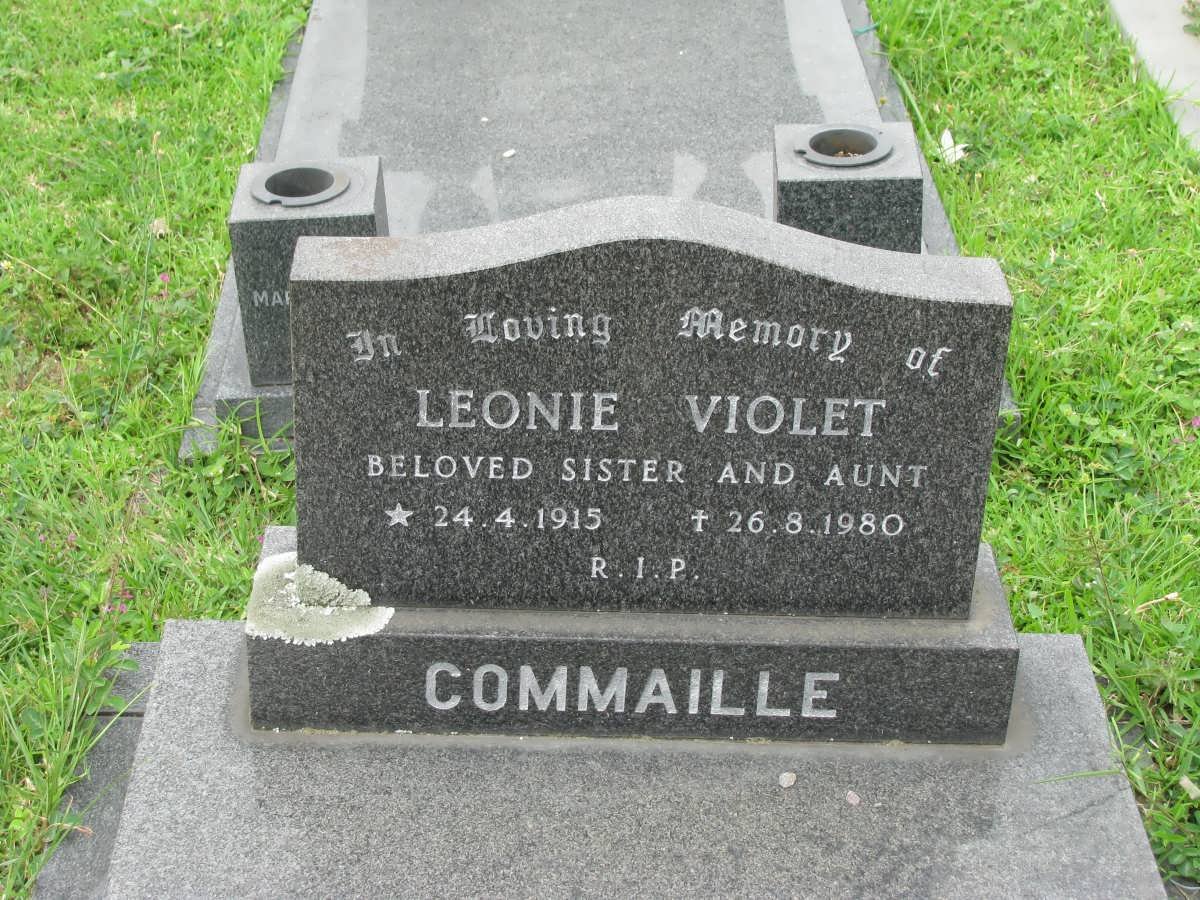 COMMAILLE Leonie Violet 1915-1980