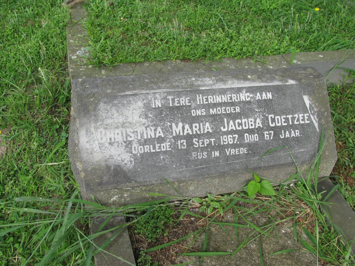 COETZEE Christina Maria Jacoba -1967