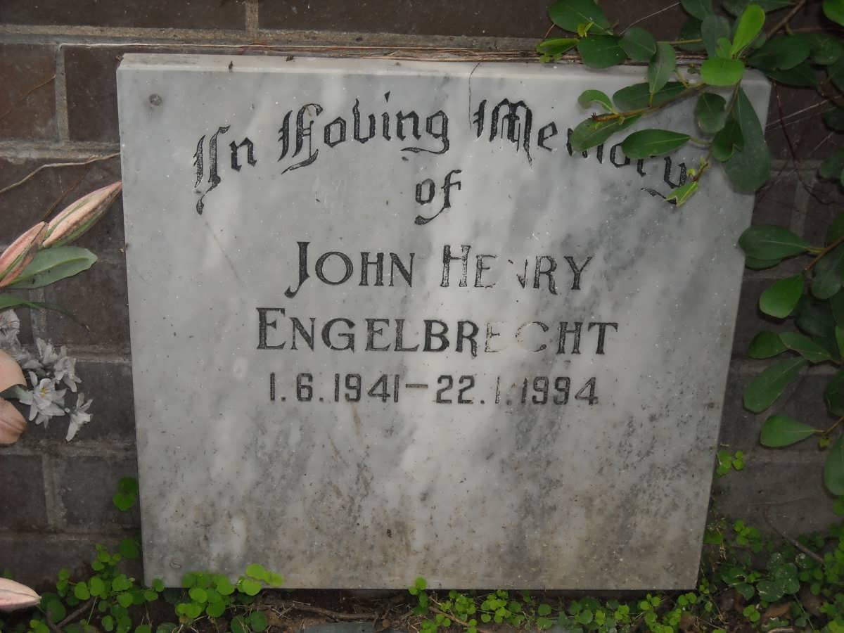 ENGELBRECHT John Henry 1941-1994