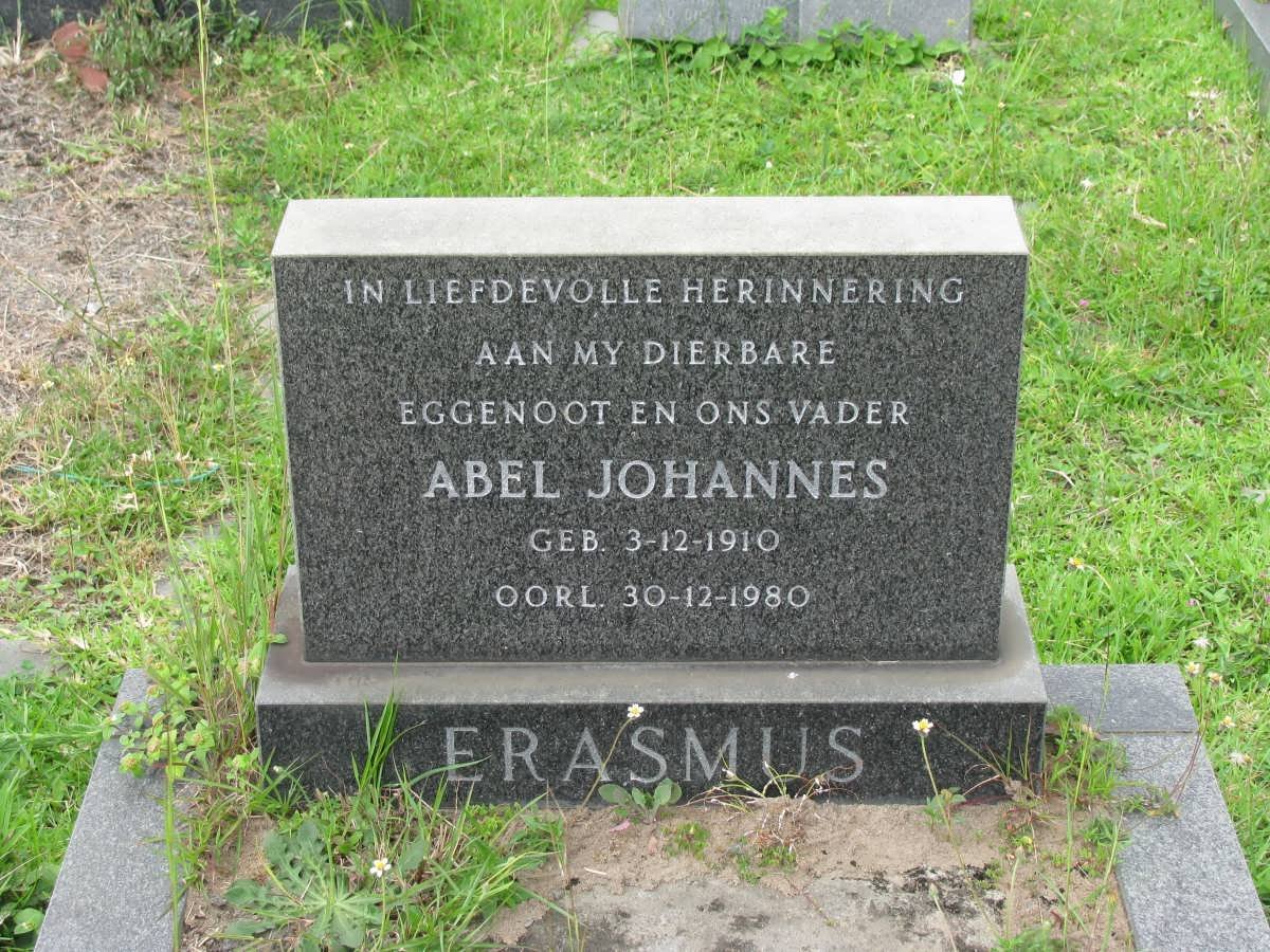 ERASMUS Abel Johannes 1910-1980