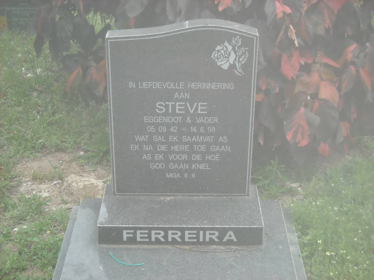 FERREIRA Steve 1942-1998