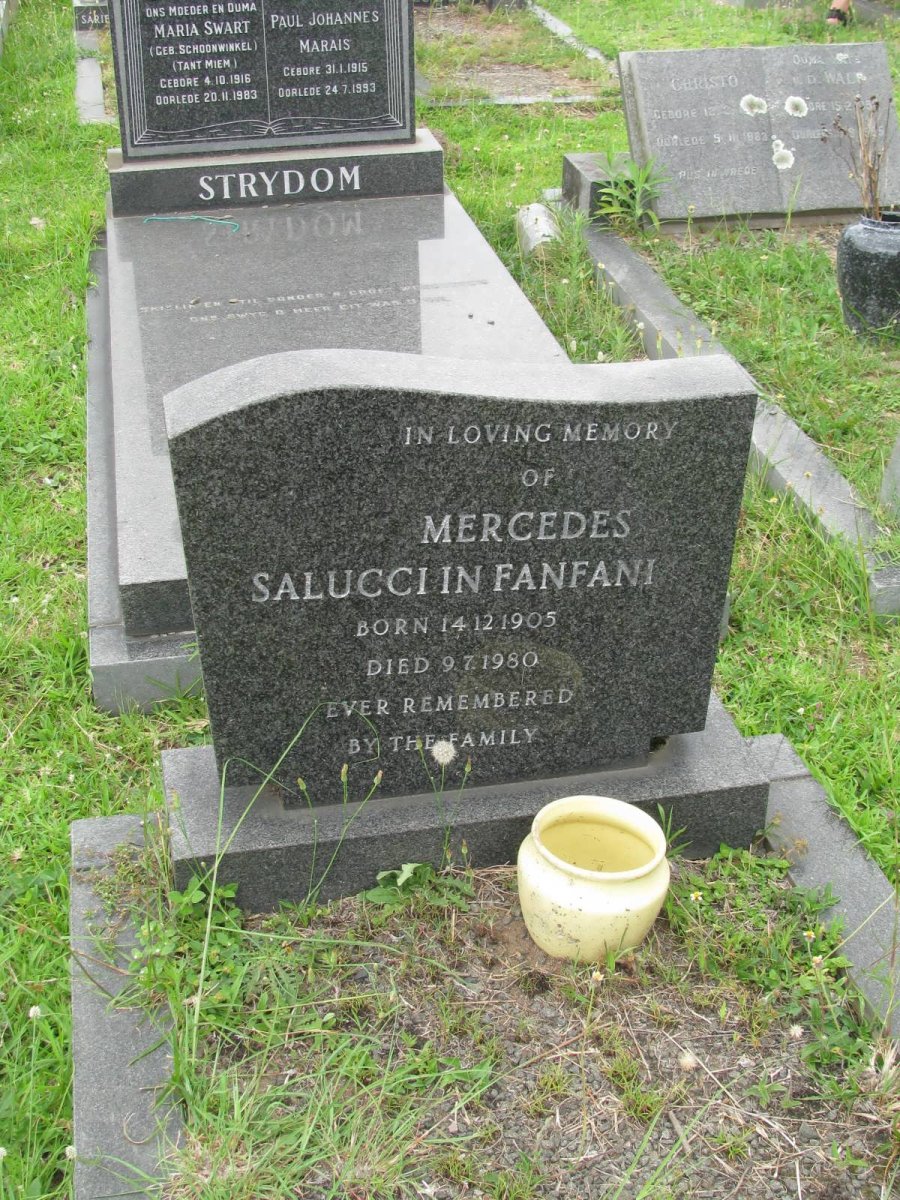 FANFANI Mercedes Salucci 1905-1980