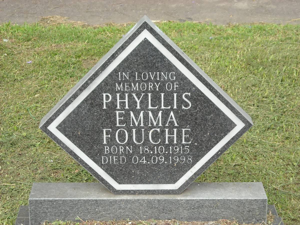 FOUCHE Phyllis Emma 1915-1998