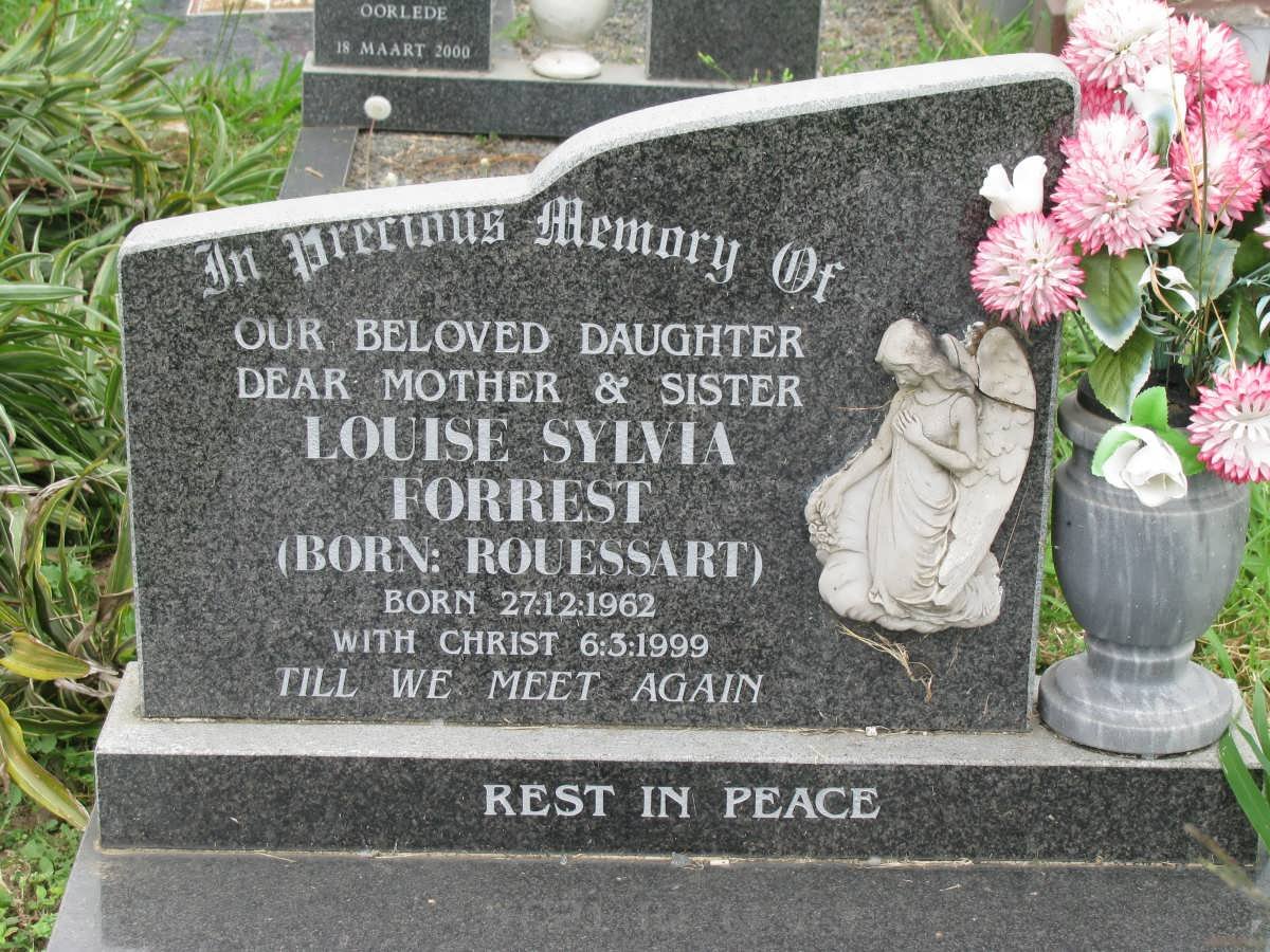 FORREST Louise Sylvia nee ROUESSART 1962-1999