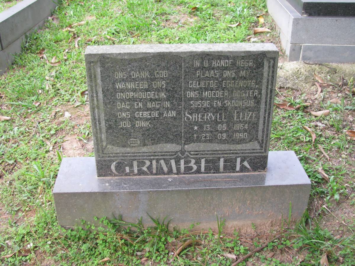 GRIMBEEK Sheryll Elize 1964-1990