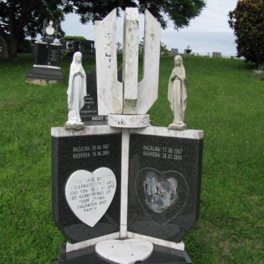GUMEDE Thokozani Ignatia 1967-2005 &amp; Ncamisile Lulu Claudette 1967-2004